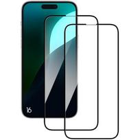 Screen Protector for iPhone 16 - BOOLING - Pack of 2 Tempered Glass - Shockproof - Scratch-Resistant juoda