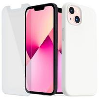 Case - PROSHOP - for iPhone 13 mini (5.4 ) - Shockproof - White - 2 Tempered Glasses balta