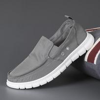 Spring Men's Shoes, One-step Lazy Shoes Versatile Breathable Cloth Shoes Soft Sole Casual Shoes New Trendy Shoes Canvas Shoes 38