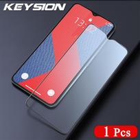 KEYSION Tempered Glass Full Cover for Redmi A5 Full Glue HD Transparent Phone Screen Protective Glass Film for Xiaomi POCO C71 for Redmi A5