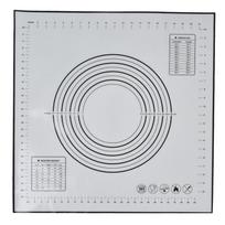 Silicone Pastry Mat 60 X 60cm/23.6 X 23.6in Fondant Mat with Measurement for Rolling Dough L(for 6.5-9kg) juoda