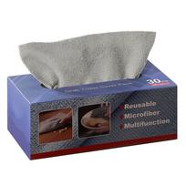 Disposable Microfiber Rags Super Absorbent Multi Purpose Cleaning Cloth with Dispenser Box for