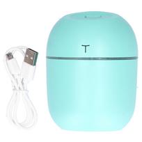 220ml Humidifier Portable USB LED Mini Car Home Aromatherapy Essential Oil Diffuser Mist Purifier mėlyna