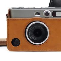 Retro PU odos fotoaparato krepšys Skaitmeninio fotoaparato dėklas Fotografijos odinis dėklas, skirtas Instax Mini Juodas ruda