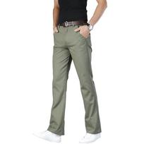 Men's Micro-Flare Casual Pants Korean version of Loose trumpet Casual Trousers 28 armijos žalia spalva
