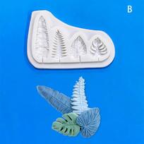 1 vnt. Lapų torto forma Palmės Vėžlio Lapo Silikoninė Forma Tortui Sugarcraft Šokolado Forma Kepimui Torto Dekoravimas Virtuvės Įrankiai
