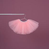 Girls' White Sequin Tutu Ballet Skirt for Dance 150 cm persikas