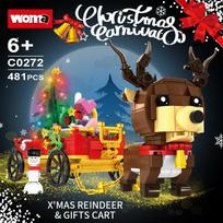 Compatible With Lego Christmas Building Block Series Gingerbread Man Candy House Castle With Lights Holiday Gifts For Boys And Girls see details below