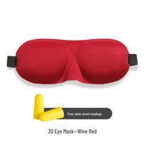 3D Lėtai Atsistatanti Šviesą Blokuojanti Miego Akių Kaukė red
