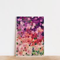Abstract Rodeo Art Poster Colorful Eclectic Cowboy Wall Art Neutral Floral Home Office Living Room Decor Wall Decor Aesthetic 21cm×30cm NoFrame