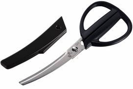Kai Corporation Kitchen Seki with Kitchen DH3347 Scissors, Magoroku, Disassembly, Curved, Cap, Tool,