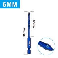 1 vnt. 6-12 mm grąžtai karbidiniai gręžimui į sieną, stiklą, medį, metalą, plyteles