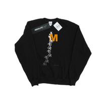 Disney Mens Mickey Mouse Climbing Silhouettes Sweatshirt M juoda