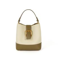 Soft Waxy Cowhide Bucket Bag New Large-capacity Commuter Bag Niche Casual Shoulder Leather Women's Bag