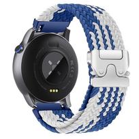 Suderinama pintos nailono kilpos apyrankė, skirta Huawei GT5 ir Samsung Watch4567, su skėčio sagtimi 18MM