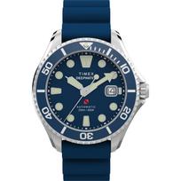 TIMEX Deepwater Meredian 200 Automatic Watch, 20 ATM Water Resistant, Sapphire Crystal, Blue Dial, TW2Y39900, Men's [Authentic]