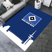2025 Naujas Hamburger Sportverein Kilimas Svetainės Miegamojo Namų Sofos Dekoravimui, Vaikų žaidimams Neslystantis Grindų Kilimėlis 31 40x60cm( 15x23in )