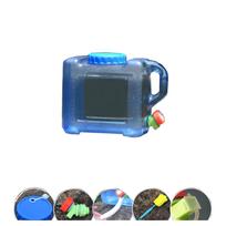 Camping Water Carrier Plastic Clear Water Container Large-caliber Outdoor Water Bucket with Tap Water Storage Tanks