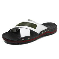 2024 Trendy Men's Breathable Slip-on Sandals 48 balta