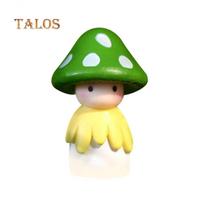 Lovely Mushroom Doll Micro Landscape Bonsai Dollhouse Home Garden Balcony Plant Decoration žalia