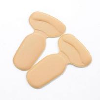 2 Pairs Silica Gel Half Code Pad T Shape Thickening Antiskid Antiwear Heel Patch High Heel Shoes 2 pairs smėlis