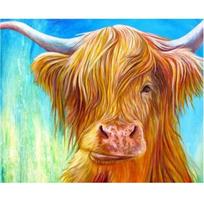 5D Pasidaryk pats deimantinė tapyba kryželiu Siuvinėjimas pilnais apvaliais deimantukais 20X30CM blue