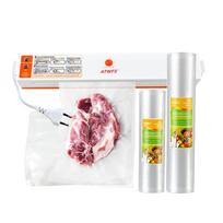 Mini automatinis vakuuminis sandariklis Vakuuminis maisto sandariklis pakavimo sandarinimo mašinos laikymo pakuotojo vakuuminiai maišeliai white