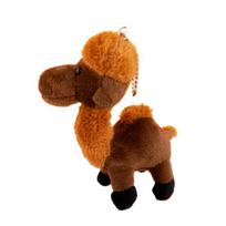 Novelty Soft Funny Interesting Holiday Party Prop Camel Doll tamsiai ruda spalva