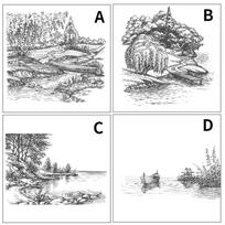 1pc Natural Landscape River Silicone Transparent Seal DIY Scrapbook Handbook Photo Album Making TYPE D 1PC gray