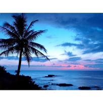 5D Diamond Painting Scenery Mosaic Cross Stitch Landscape Diamond Embroidery Home Decor Gift Full Round 20x25CM blue