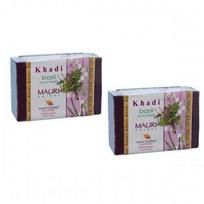 Rankų darbo muilas su baziliku (Tulasi) (125 g), Bazilikas (Tulsi) Kūno prausiklis, Khadi Mauri 6 gray