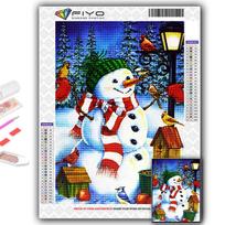 5D deimantų tapyba Kalėdų eglutė Kalėdų Senelis Sniego senelis „Pasidaryk pats“ deimantinis siuvinėjimas Kalnų krištolas namų dekoravimas Full Square 20X30CM black