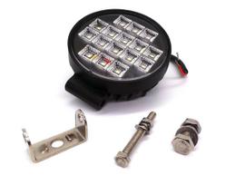 LED darbo lempa su įjungimo/išjungimo jungikliu IP67 2400lm 12-24V, Be kelyje