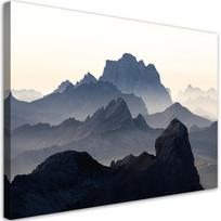 Canvas print Rocky mountain landscape 60x40 pilka spalva