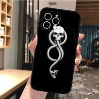 Telefono dėklas, skirtas iPhone 14 Pro Max 13 12 11 Pro Max Xs Xr X 12mini 7 8 Plus Se Snake Case Funda iphone 14 gray