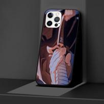 Dėklas Apple Iphone 11 13 12 Mini 14 Pro Max Xr 7 8 +Se 2020 Xs 6 6s Plus 5 5s Juodas silikoninis telefono dangtelis Demon Slayer Anime iPhone 6 6s