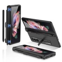„Ebesfous“ dėklas, skirtas „Samsung Galaxy Z Fold 3“ su magnetiniu laikikliu „Viskas įskaičiuota“ Dėklas, skirtas Galaxy Z Fold3 apsauginis dangtelis su S rašikliu for Galaxy Z Fold 3 juoda