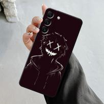 Telefono apvalkalas, skirtas Samsung Galaxy S23 S22 S21 S20 Fe Ultra S10 S9 S8 Plus Note 20ultra 10plus dėklo dangtelis Terror Demon Smile Teeth Samsung Note 10 Plus black