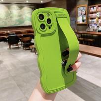 Garbanotas banguotas riešo dirželis telefono dėklas, skirtas iPhone 14 13 12 11 Pro Max Xr Xs Max Xs 13pro 11 14 Plus smūgiams atsparus buferis minkštas galinis dangtelis For iPhone 13Pro Max