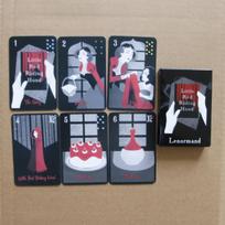 9*5cm Raudonkepuraitės Lenormand kortos 36 vnt. Stalo žaidimai