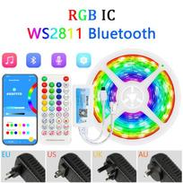 DC 12V WS2812B Dream LED Bar Light Bluetooth 5050 RGB BCCT RGBWW Dream Color Light Miegamojo televizorius Kompiuterio dekoravimo rinkinys+Maitinimas Smart Neon Light NO Waterproof 38K BT&5M