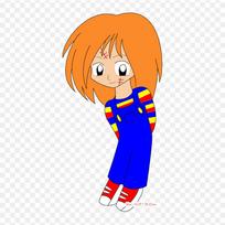 Chucky Chibi Klijuojami šilumos perdavimo spaudos viniliniai pleistrai Lipdukas drabužiams „Pasidaryk pats“ aplikacijos Skalbiami pleistrai