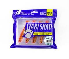Major Craft Soft Plastic Lure 3.5 Inch Stabi Shad STB-SLIM3.5 003 (0250)