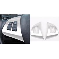 Car Styling For BMW X5 E70 Car Internal steering wheel buttons frame stickers Covers Trim carbon fiber Interior Auto sidabras