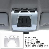 Automobilio priekinės skaitymo lempos rėmo apdailos dangtelio lipdukas Anglies pluošto spalvos apdaila, skirta BMW 1/2/3 serijos F20 F45 F30 F34 X5 F15 X6 B black