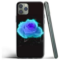 Švytinti rožė Gražus silikoninis dėklas Apple iPhone 12 Mini 11 Pro SE XS X XR Max 8 7 6S 6 Plus 5S for Iphone Xs Max alisa mėlyna spalva