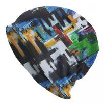 Neišsprendžiama Rubiko kubo kepurė Beanie Unisex Žieminė Šilta Kepurė Megztos Kepurės Lauko Slidinėjimo Geometrinė Matematikos Magiška Kepuraitė Beanie Kepurės Beanies Hat
