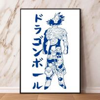 Drobė Plakatas Draugas Dovana Vaikų miegamojo apdaila Vaikų veiksmo lėlė Sienų menas Namų apdaila 21cm×30cm NoFrame