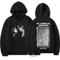 Vintažinė roko grupė „My Chemical Romance 2022“ Turo džemperis Unisex Moteriškas „Punk Gothic“ ilgomis rankovėmis megztinis Negabaritinė hiphopo gatvės apranga 2XL