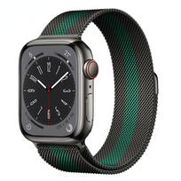 Milanese kilpa Apple laikrodžio apyrankei 42mm 38mm 44mm 40mm nerūdijančio plieno jungties apyrankės riešo laikrodžio apyrankė, skirta Iwatch 5/4/3/2/1 49mm 41mm 42mm-44mm-45mm-49mm gray